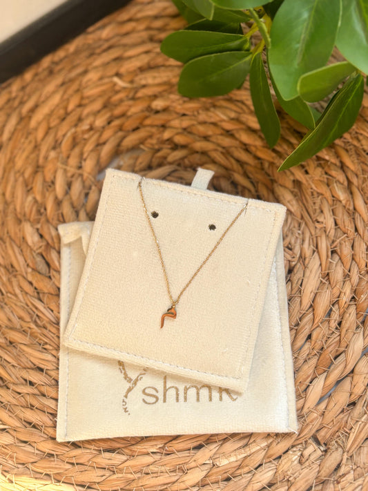 Arabic letter necklace