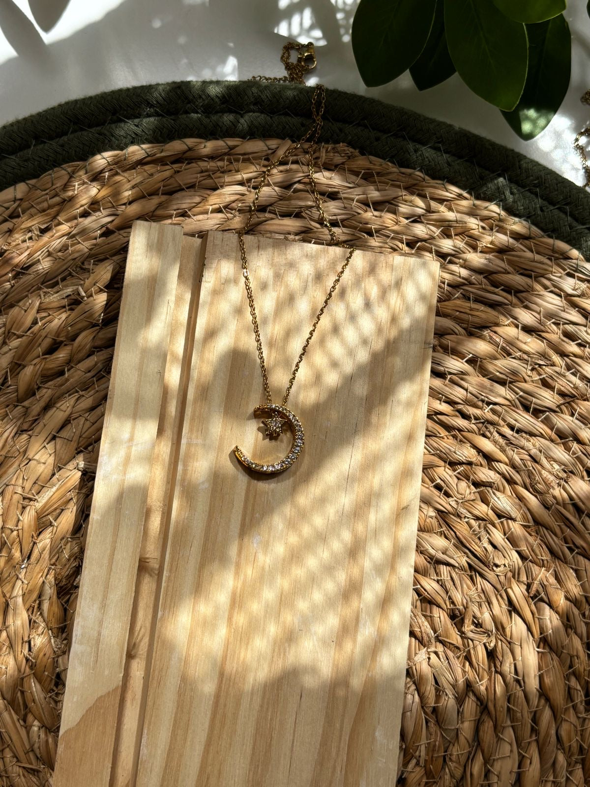 Crescent necklace