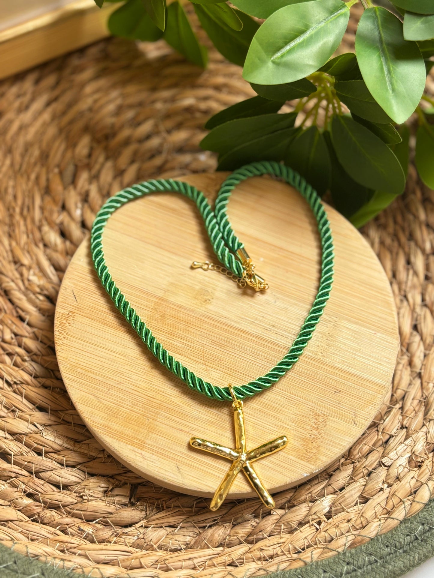 Emerald Sea Star Necklace