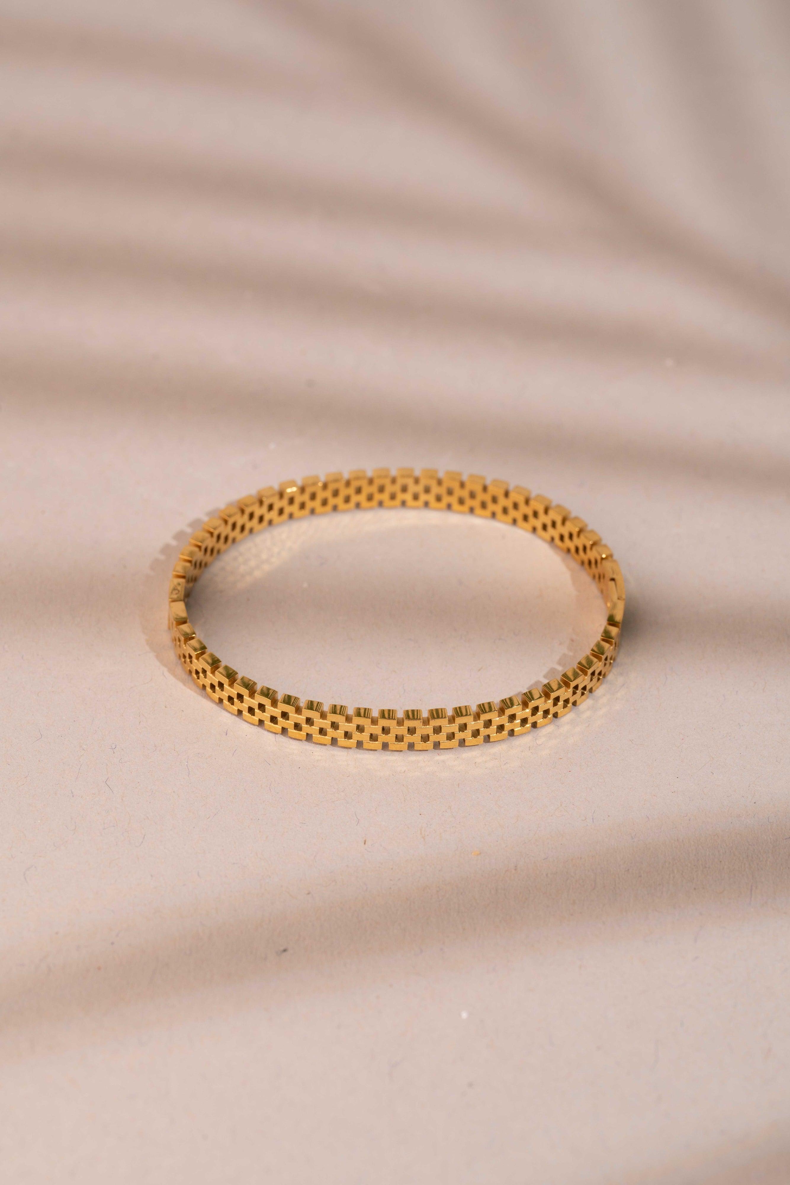 Gold Basic Bracelet - Yshmk