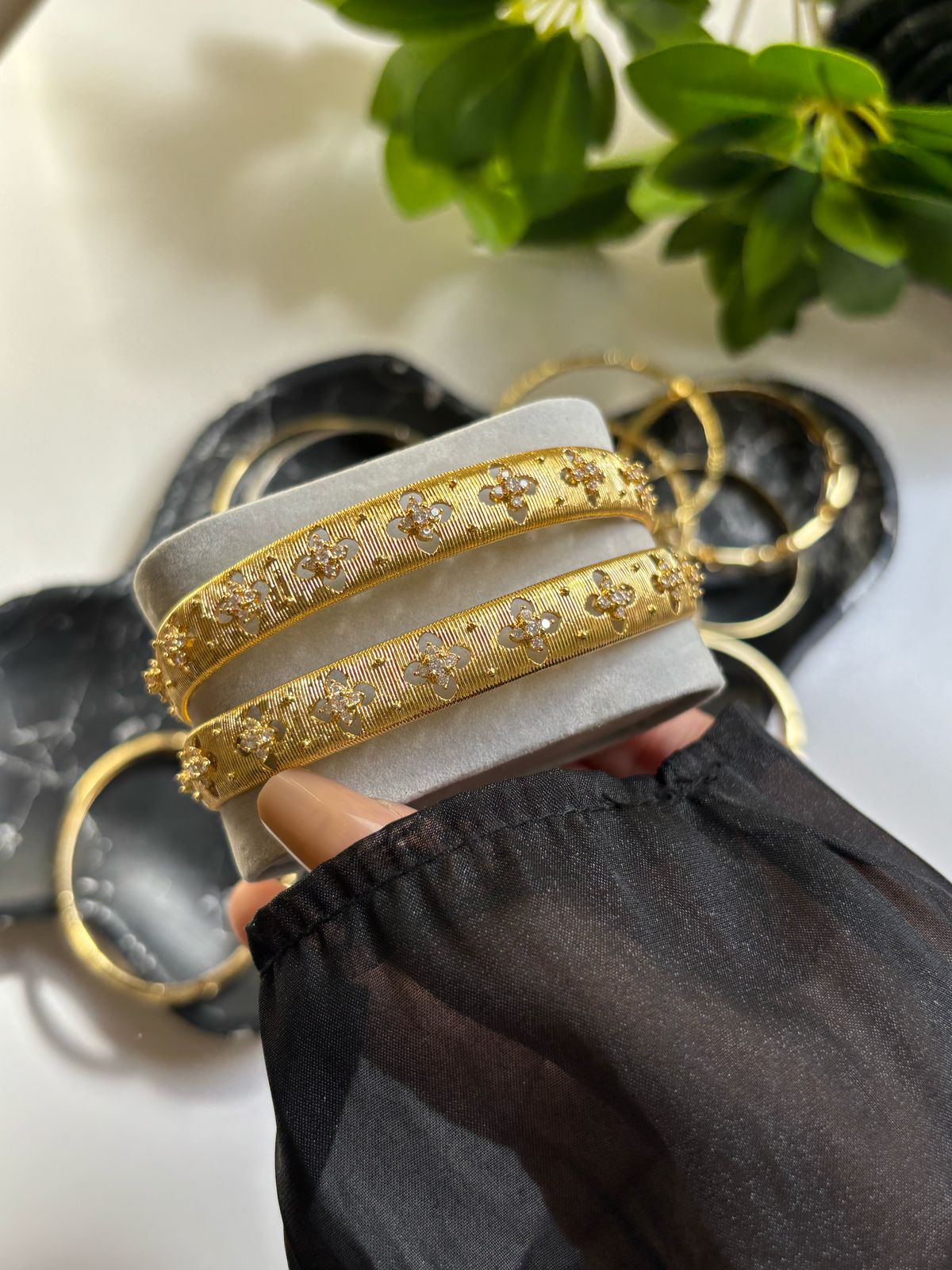 Retro brushed bracelet