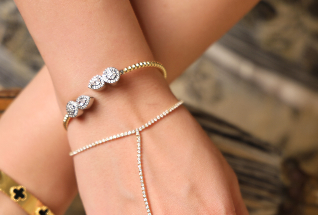 Double shine bangle