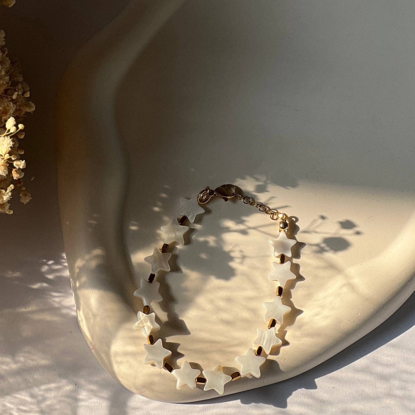 Stars pearl bracelet - Yshmk