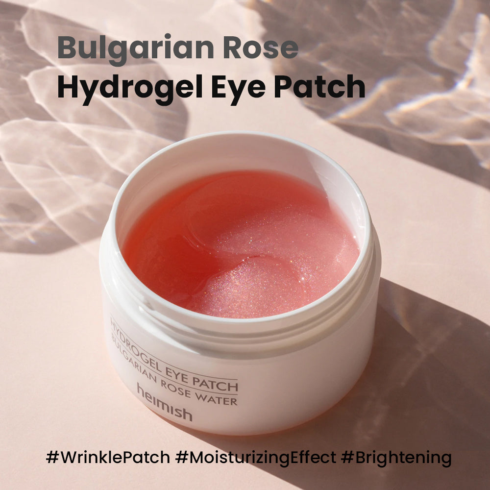 heimish - Bulgarian Rose Water Hydrogel Eye Patch 60ea (Renewal)