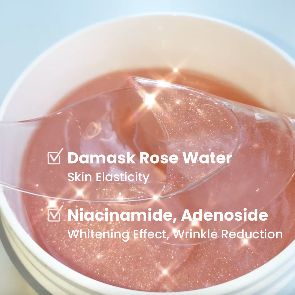 heimish - Bulgarian Rose Water Hydrogel Eye Patch 60ea (Renewal)