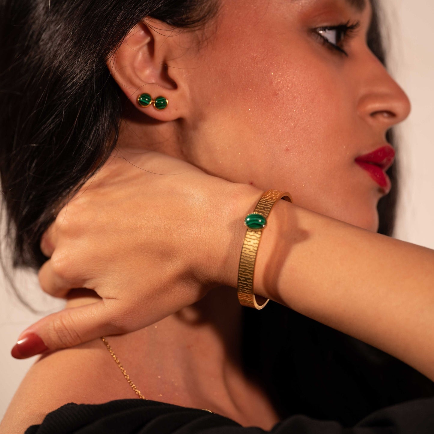 Green Pearl Bracelet - Yshmk