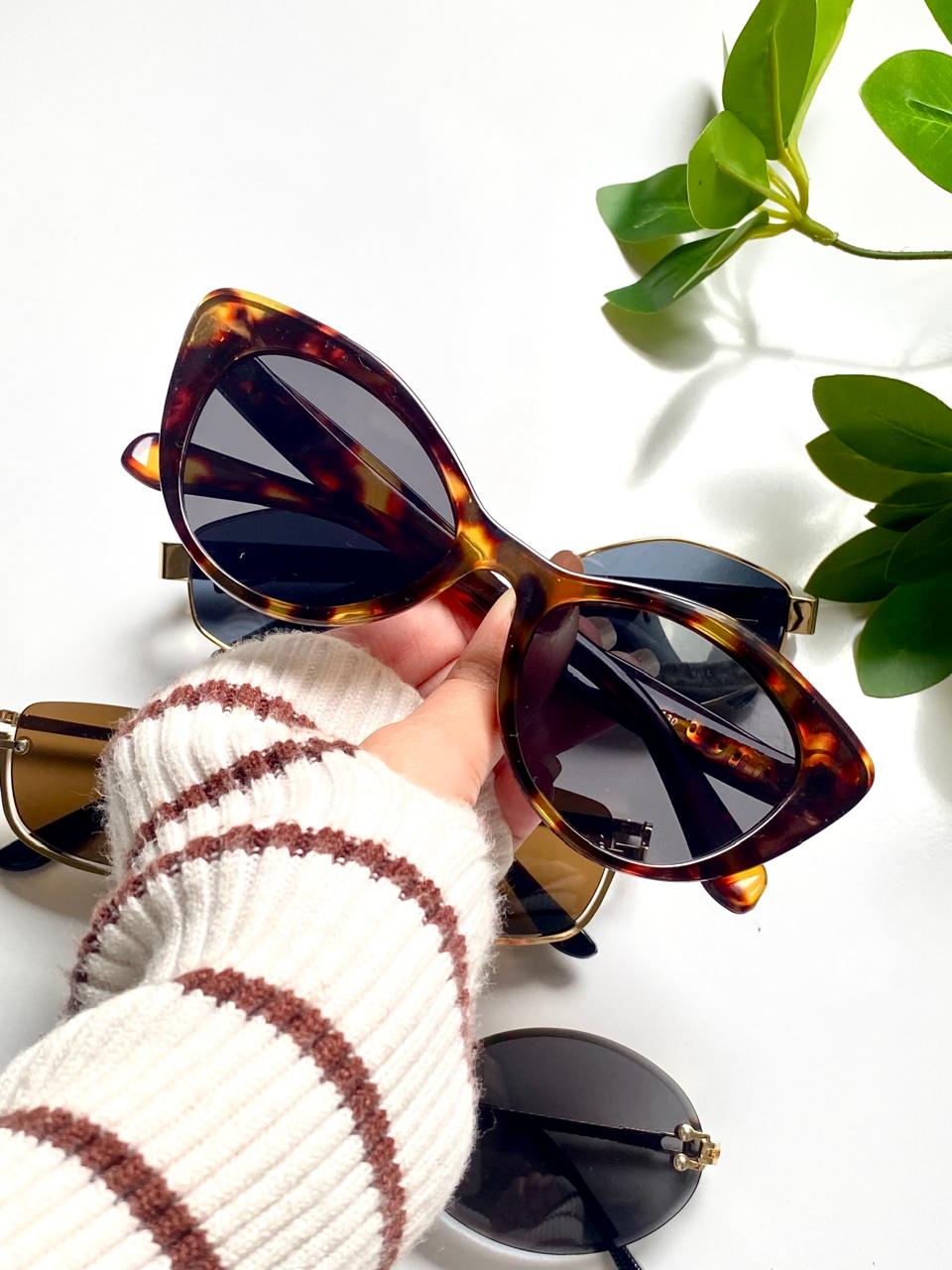 Leopard black sunglasses