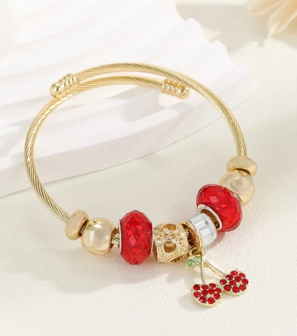 Red golden bangle