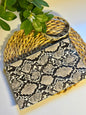 Snakeskin wristlet Clutch