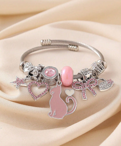 Cat bow bangle