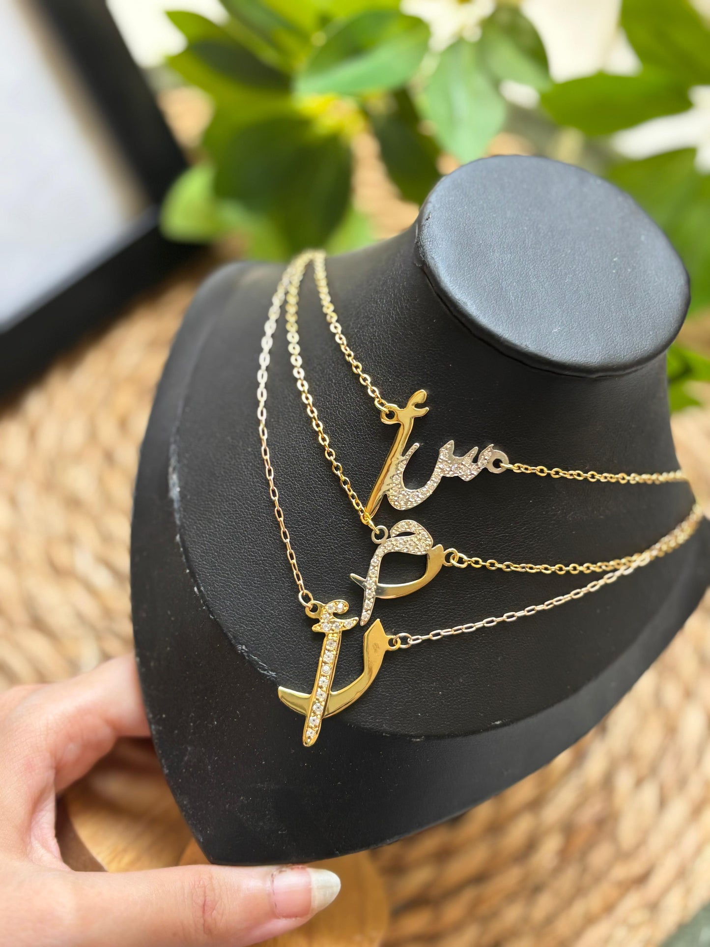 Two letter necklace