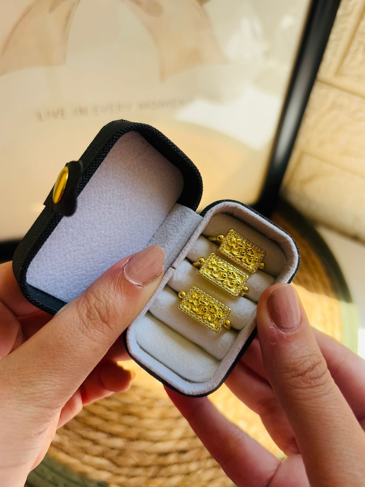 Classic Arabic Bar Ring