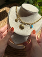 Seashell star necklace
