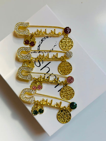 Pin with Protective Charms
