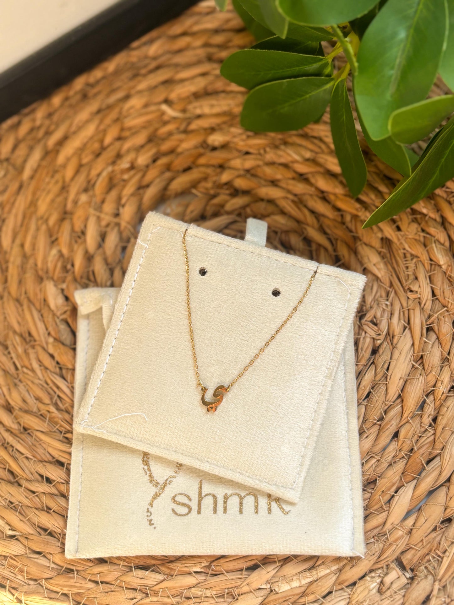 Arabic letter necklace