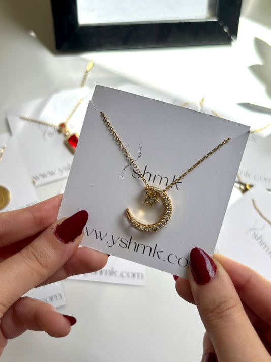 Crescent necklace
