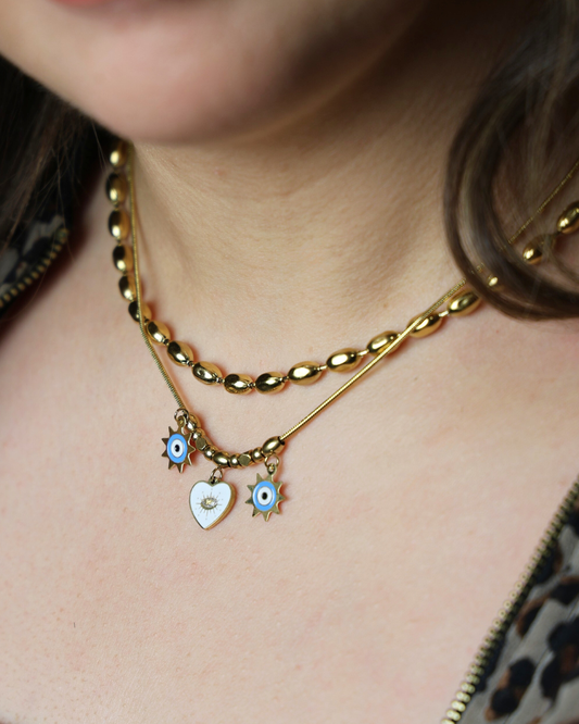 Evil eye necklace