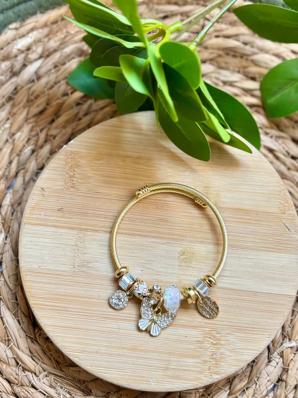 Butterfly bangle