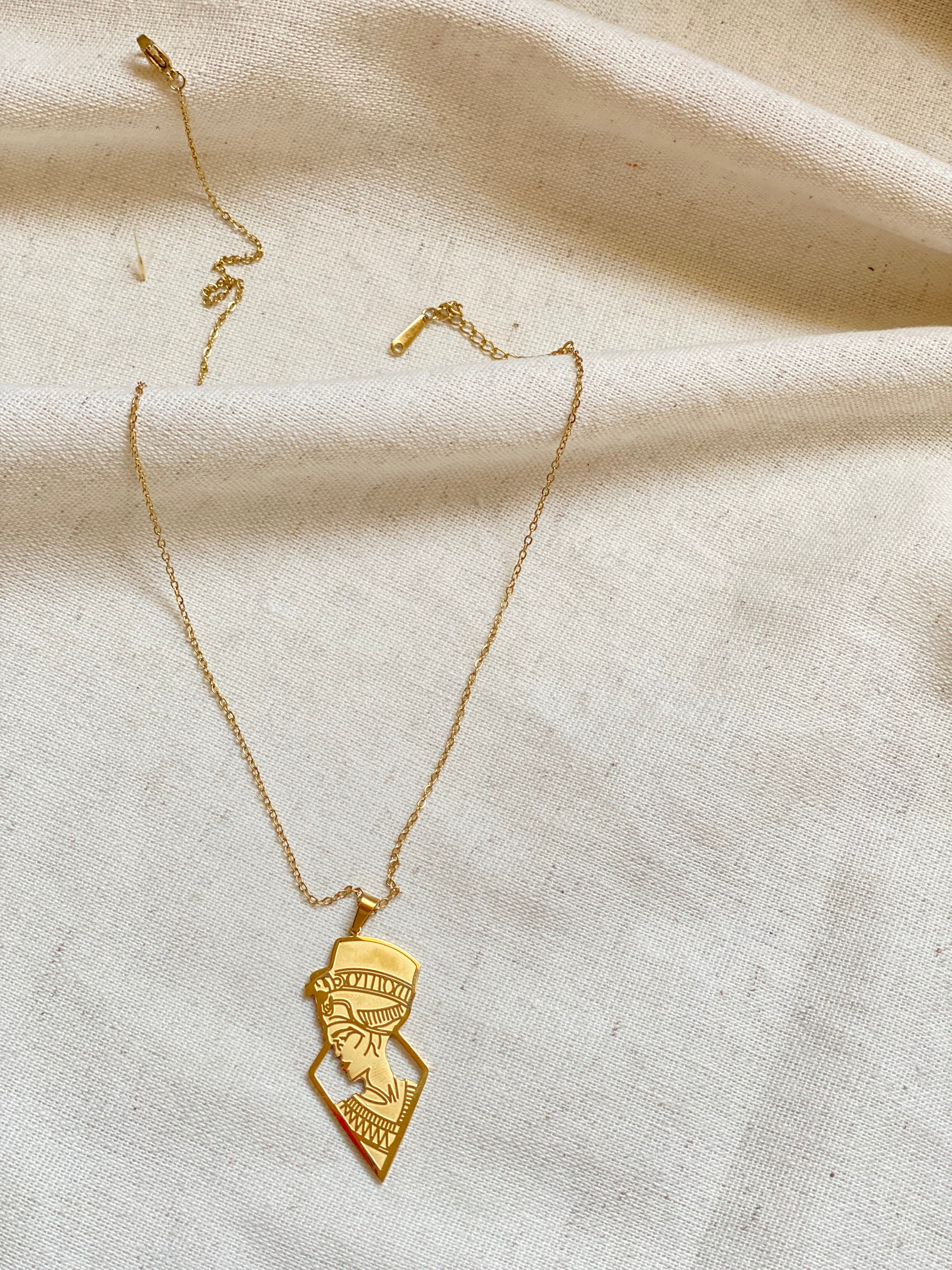 Nefertiti necklace