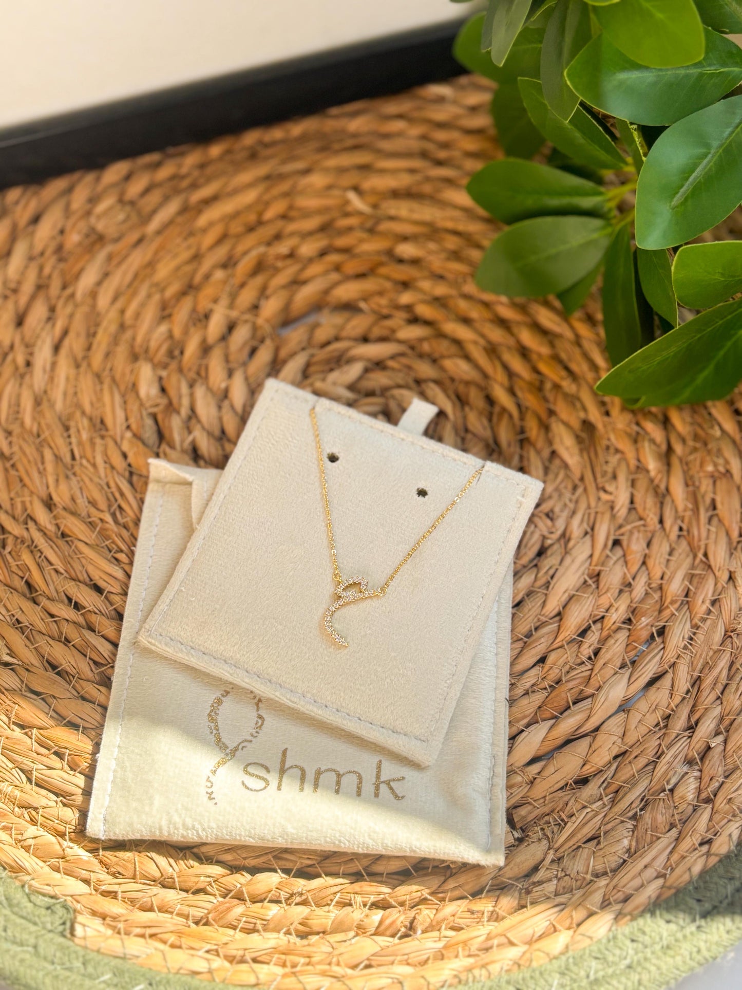 Initial Spark Necklace