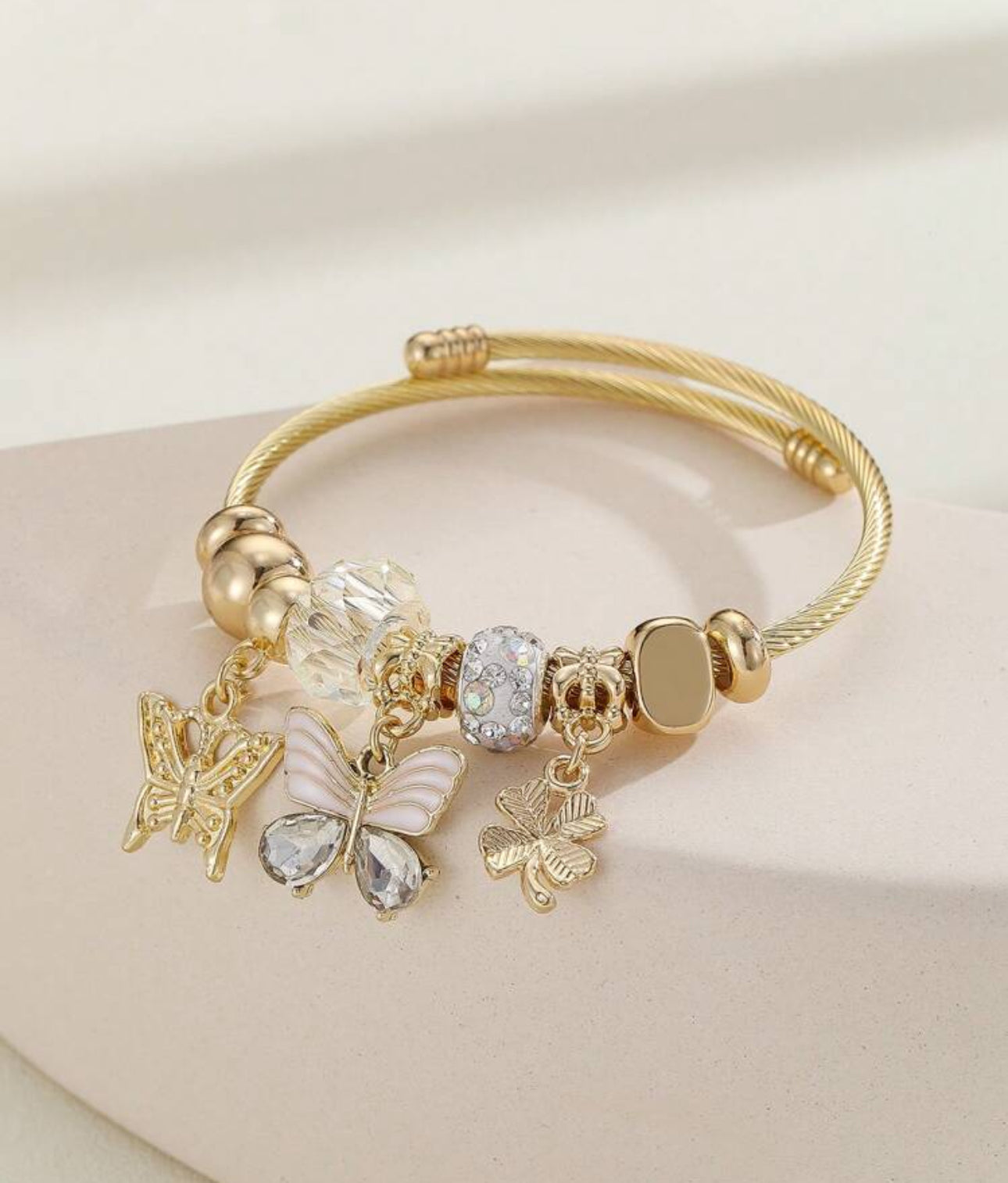 Butterfly bangle