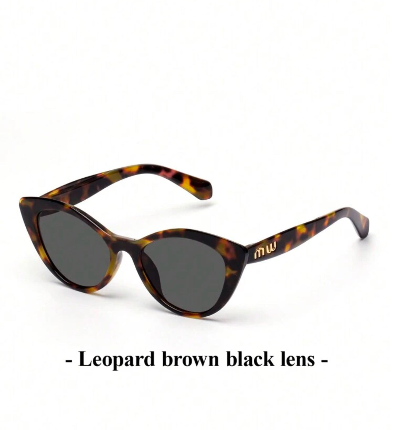 Leopard black sunglasses