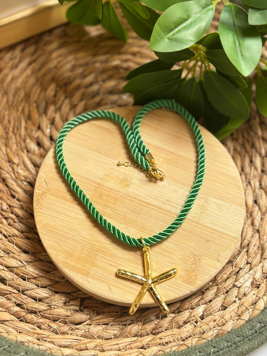 Emerald Sea Star Necklace