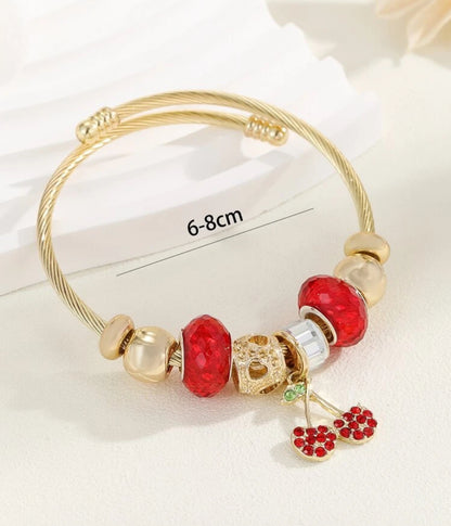 Red golden bangle