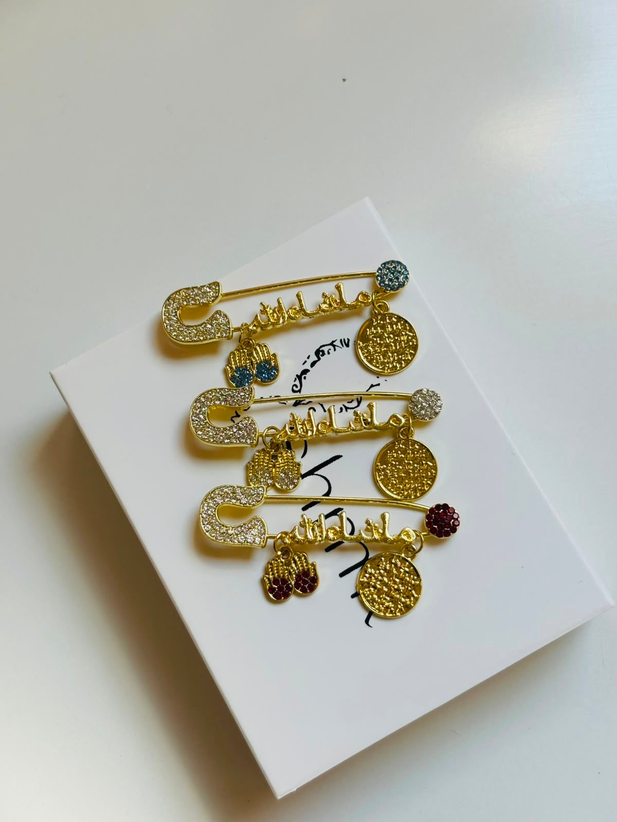 Pin with Protective Charms