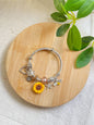 Sunflower daisy bangle