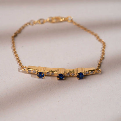 Blue Zircon Bracelet - Yshmk