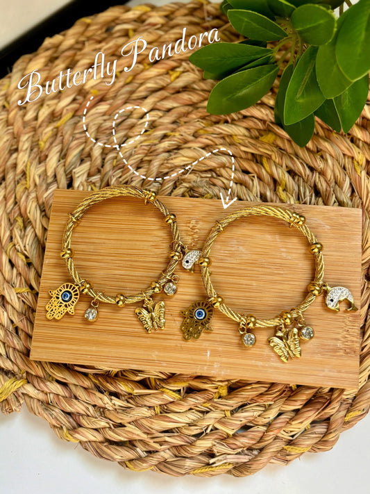 Butterfly bangle