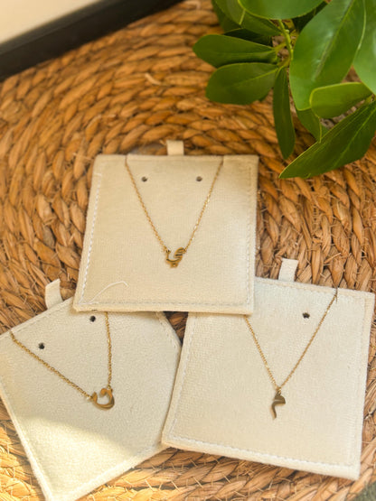 Arabic letter necklace