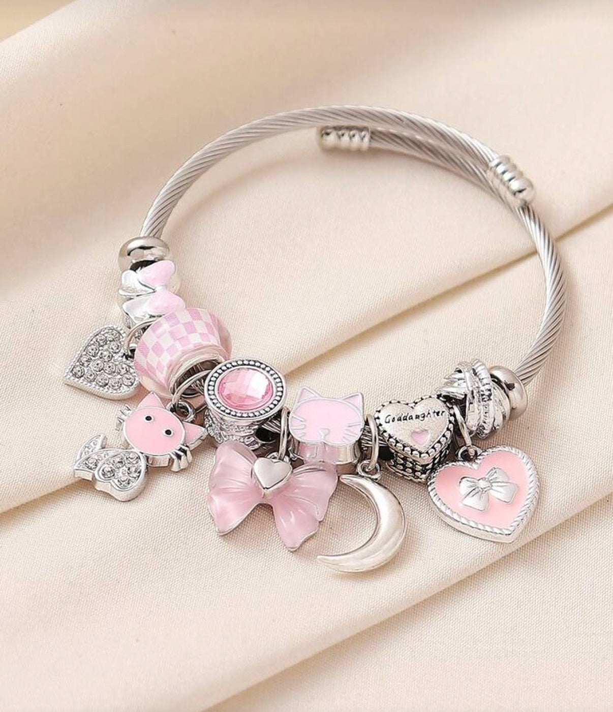 Crescent bangle