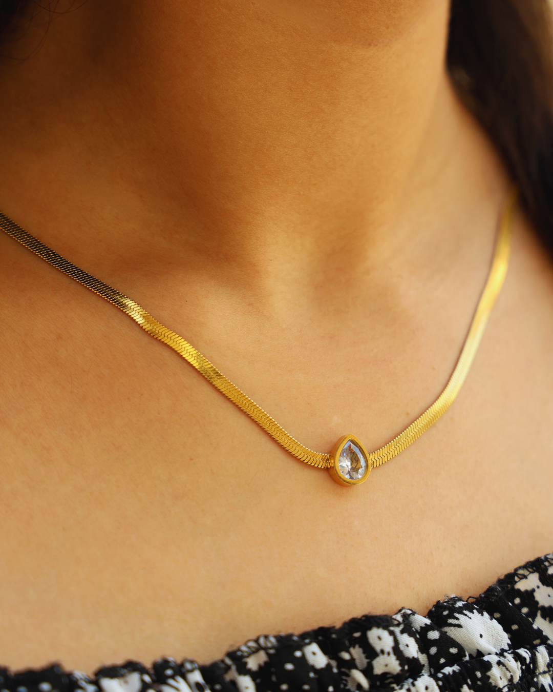 stone snake necklace