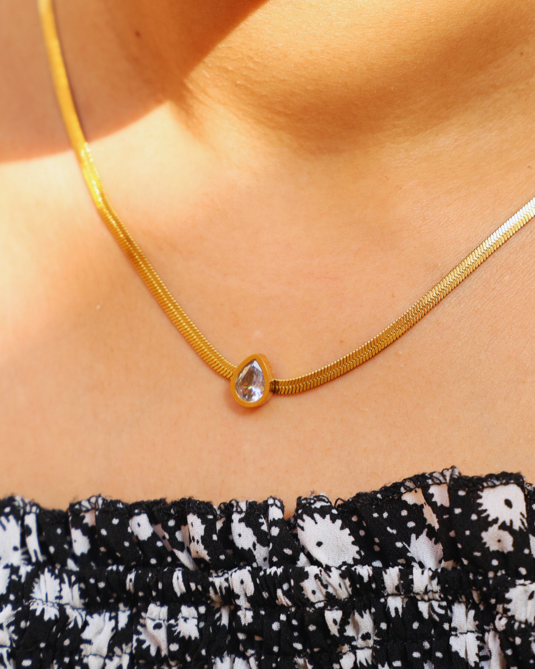 stone snake necklace