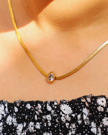 stone snake necklace