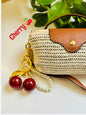 Pearl Cherry keychain